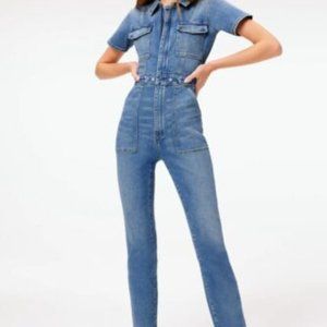 Good American Denim Jumpsuit